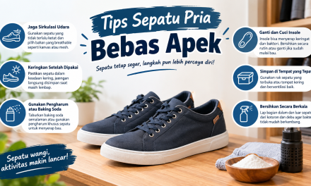 Bebas Apek! Ini Cara Bikin Sepatu Kembali Segar