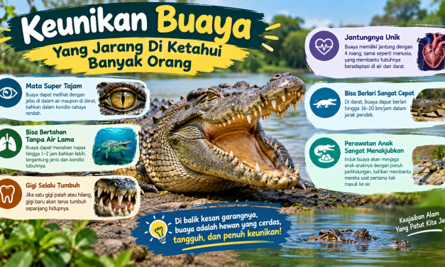 Keunikan Buaya Yang Jarang Di Ketahui Banyak Orang