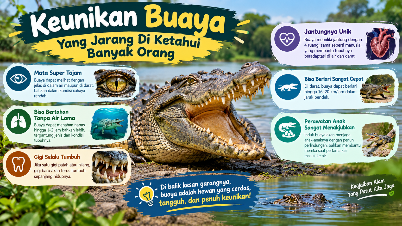 Keunikan Buaya 