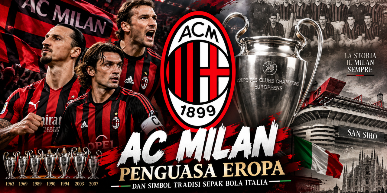 AC Milan: Penguasa Eropa dan Simbol Tradisi Sepak Bola Italia
