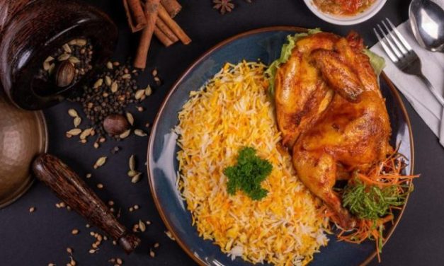 Hidangan Timur Tengah Nasi Mandi