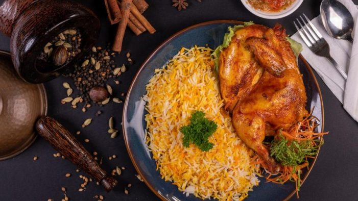 Hidangan Timur Tengah Nasi Mandi